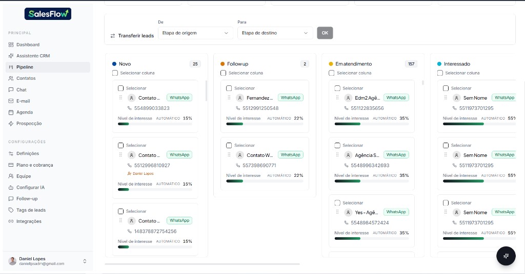 Captura de tela 1 do Sales Flow
